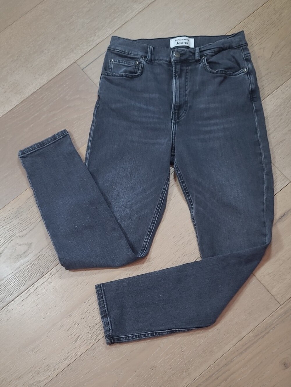 Reformation Jeans Women's sz 27 Black High Rise Skinny Cropped Leg Denim